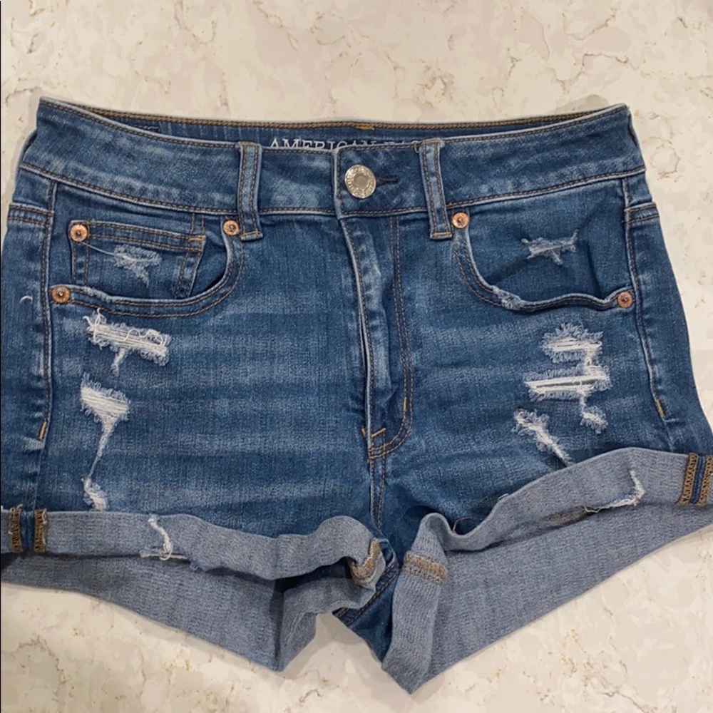 AE super stretch hi-rise shortie